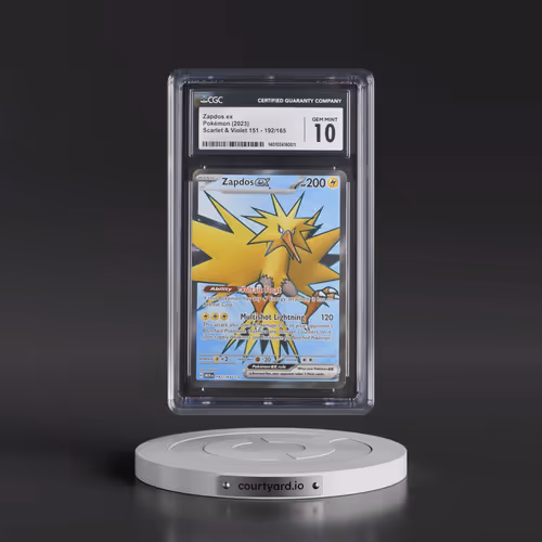 2023 Scarlet & Violet 151 - MEW EN #192/165 Zapdos ex - Ultra Rare Holo (CGC 10 GEM MINT)