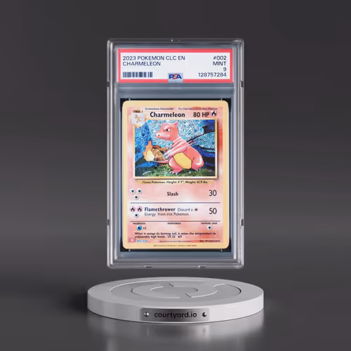 2023 Pokémon Clc-Trading Card Game Classic Charizard & HO-Oh EX Deck #002 Charmeleon (PSA 9 MINT)
