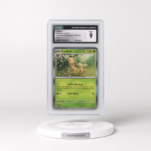 2025 Prismatic Evolutions - PRE EN #005/131 Leafeon - Holo (CGC 9 MINT)
