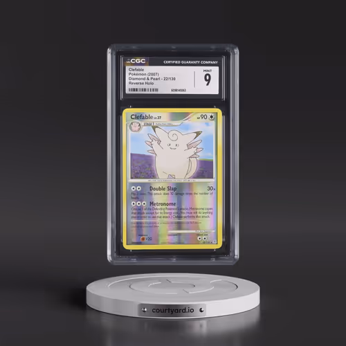 2007 Diamond & Pearl #22/130 Clefable - Reverse Holo (CGC 9 MINT)