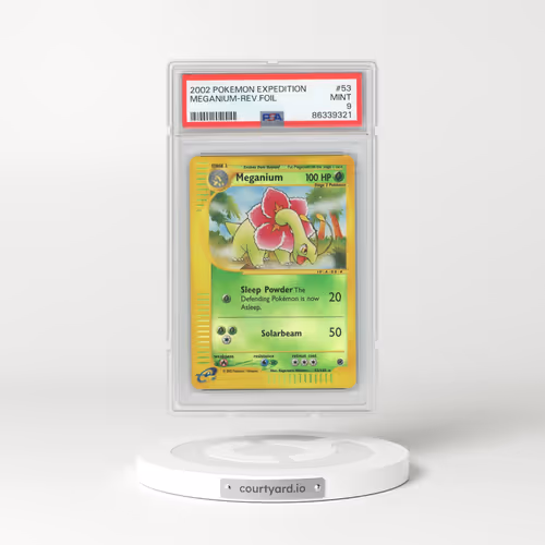 2002 Expedition #53 Meganium - Holo (PSA 9 MINT)