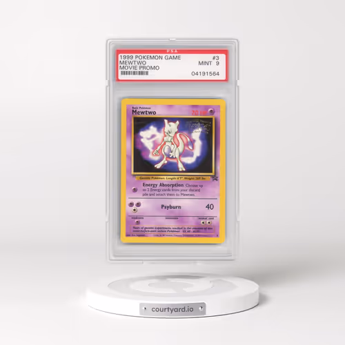 1999 Pokémon Game Movie #3 Mewtwo - Movie Promo (PSA 9 MINT)