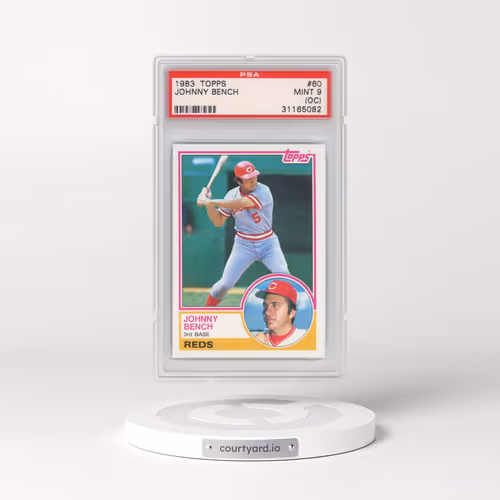 1983 Topps #60 Johnny Bench (PSA 9 MINT)