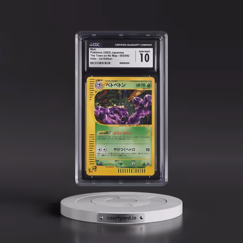 2002 The Town on No Map #005/092 Muk - 1st Edition Holo (CGC 10 GEM MINT)