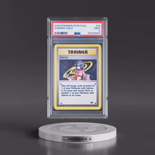 2000 Pokémon Gym Challenge #20 Sabrina - Holo (PSA 9 MINT)