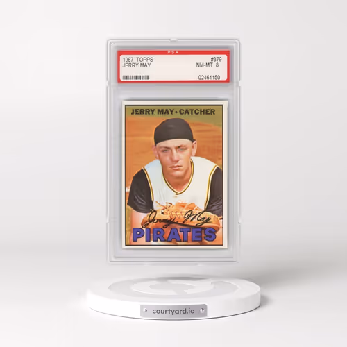 1967 Topps #379 Jerry May (PSA 8 NM-MT)