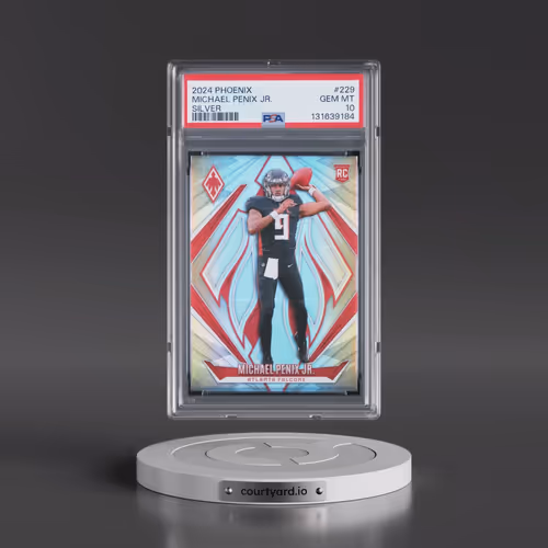 2024 Panini Phoenix #229 Michael Penix Jr. - Silver (PSA 10 GEM MINT)