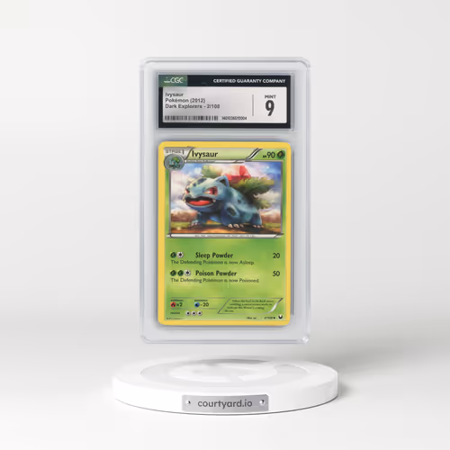 2012 Dark Explorers #2/108 Ivysaur (CGC 9 MINT)