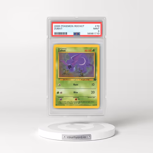 2000 Pokémon Rocket #70 Zubat (PSA 9 MINT)