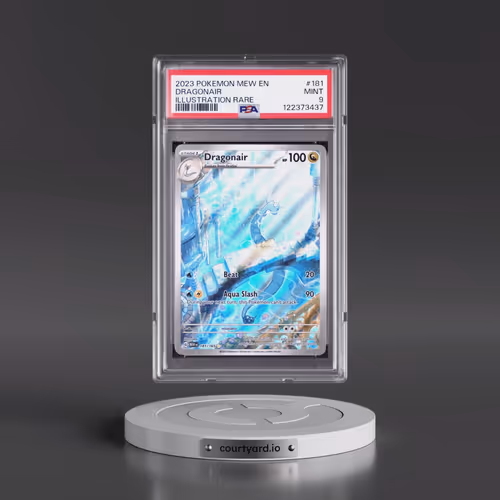 2023 Pokémon Mew EN-151 #181 Dragonair - Illustration Rare (PSA 9 MINT)