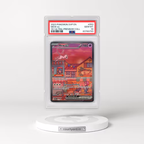 2023 Pokémon Svp EN-SV Black Star Promo #053 Mew EX - Holo 151 Ultra-Premium Collection (PSA 10 GEM MINT)