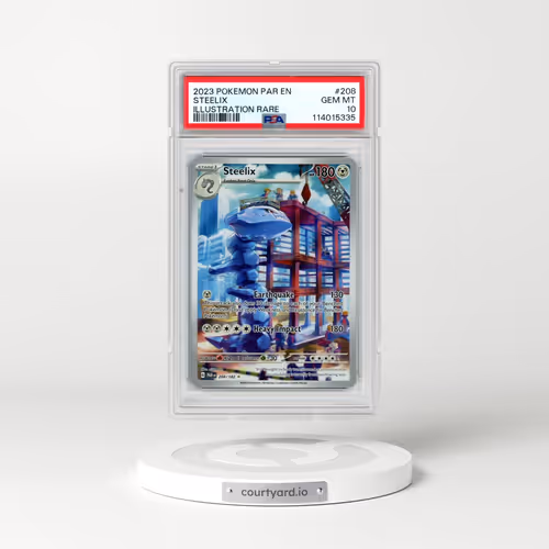 2023 Pokémon Par EN-Paradox Rift #208 Steelix - Illustration Rare (PSA 10 GEM MINT)
