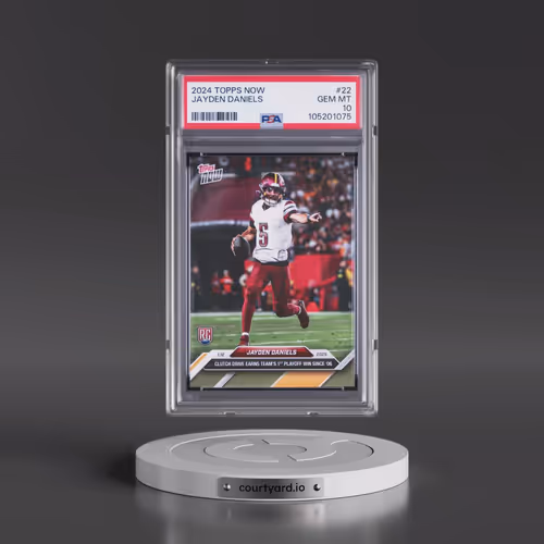2024 Topps Now #22 Jayden Daniels (PSA 10 GEM MINT)