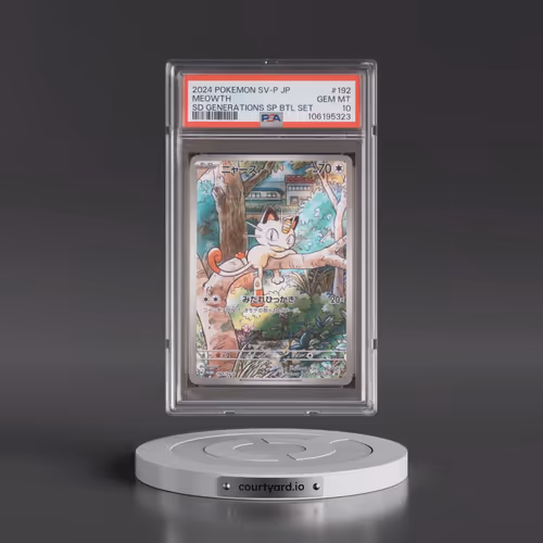 2024 Pokémon SV-P Promo #192 Meowth - Start Deck Generations Special Battle Set (PSA 10 GEM MINT)