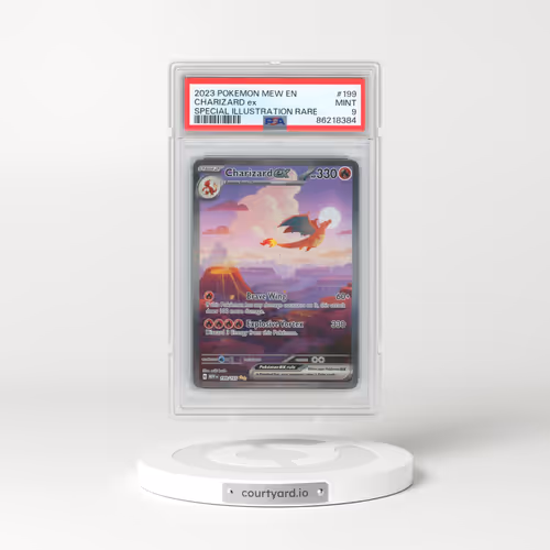 2023 Pokémon Mew EN-151 #199 Charizard EX - Holo Special Illustration Rare (PSA 9 MINT)