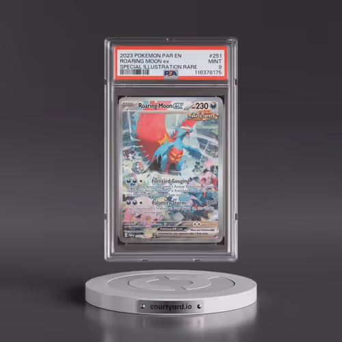 2023 Pokémon Par EN-Paradox Rift #251 Roaring Moon EX - Holo Special Illustration Rare (PSA 9 MINT)