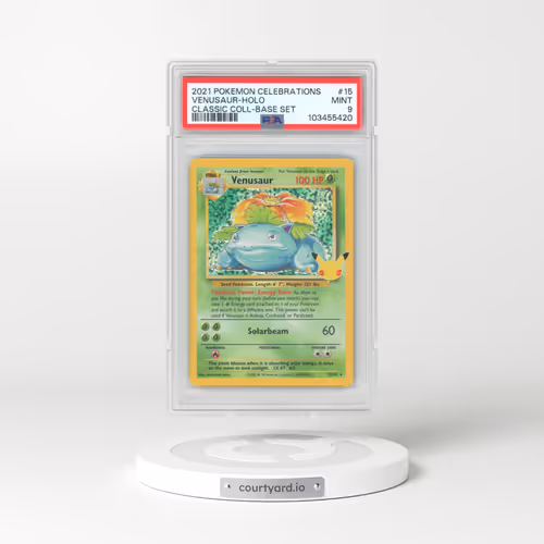 2021 Pokémon Celebrations Classic Collection #15 Venusaur - Holo (PSA 9 MINT)