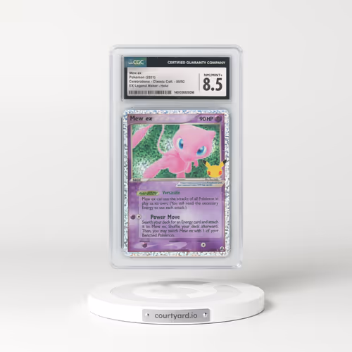 2021 Celebrations - Classic Collection #88/92 Mew ex - EX Legend Maker Holo (CGC 8.5 NM-MT+)