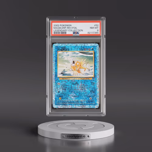 2002 Pokémon Legendary Collection #52 Magikarp - Reverse Foil (PSA 8 NM-MT)