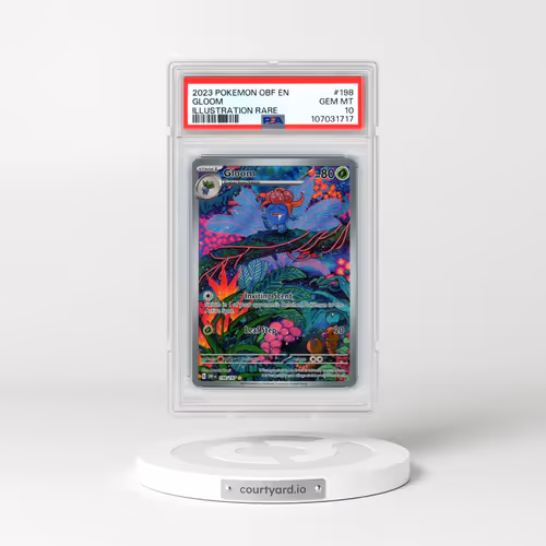 2023 Pokémon Obf EN-Obsidian Flames #198 Gloom - Illustration Rare (PSA 10 GEM MINT)