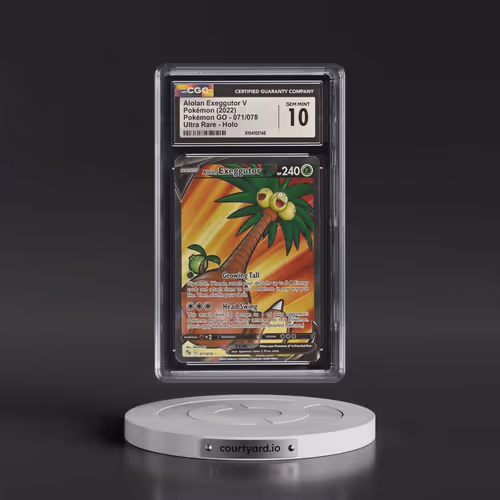 2022 Pokémon GO #071/078 Alolan Exeggutor V - Holo (CGC 10 GEM MINT)