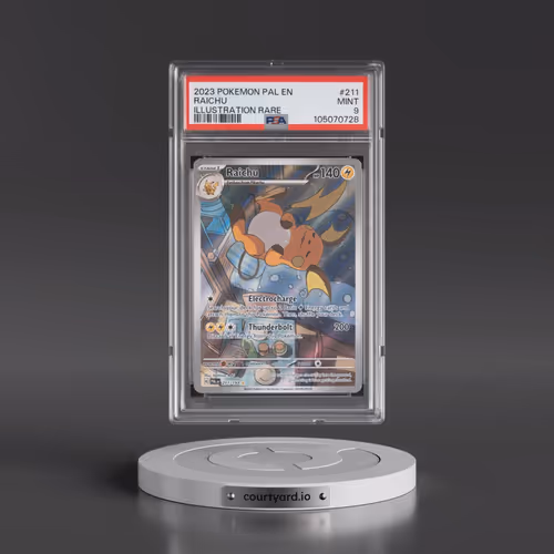 2023 Pokémon Pal EN-Paldea Evolved #211 Raichu - Illustration Rare (PSA 9 MINT)