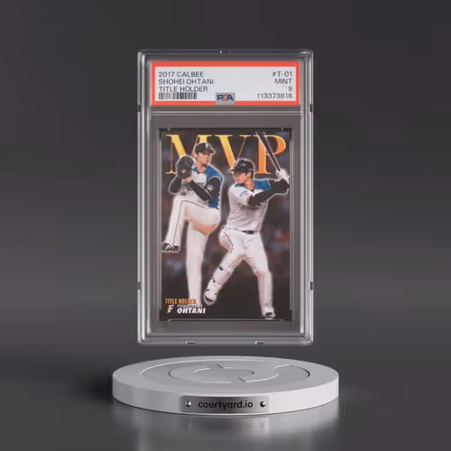 2017 Calbee Title Holder #T-01 Shohei Ohtani (PSA 9 MINT)