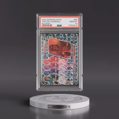 2022 Panini Donruss Optic Blazers #B8 Trevor Lawrence (PSA 10 GEM MINT)