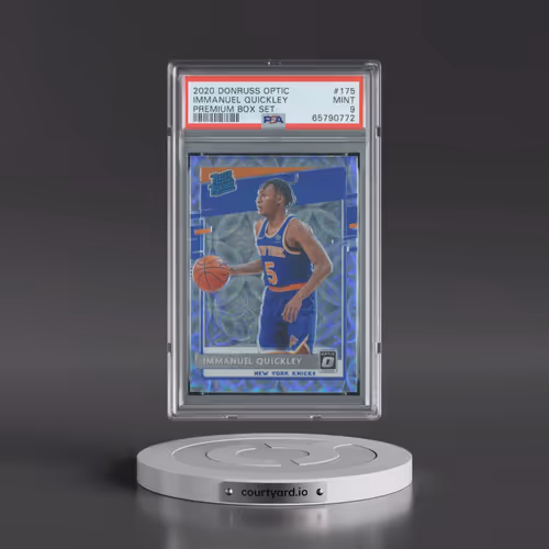 2020 Panini Donruss Optic #175 Immanuel Quickley - Premium Box Set (PSA 9 MINT)