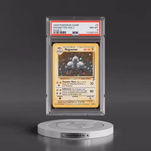 2000 Pokémon Game Base II #9 Magneton - Holo (PSA 8 NM-MT)