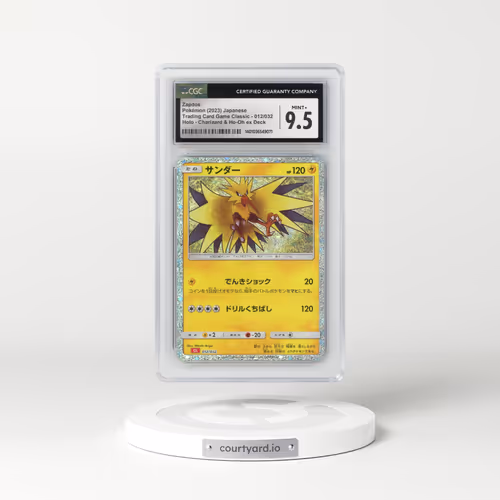 2023 Trading Card Game Classic - CLF, CLL, CLK #012/032 Zapdos - Holo Charizard & Ho-Oh ex Deck - CLL (CGC 9.5 MINT+)
