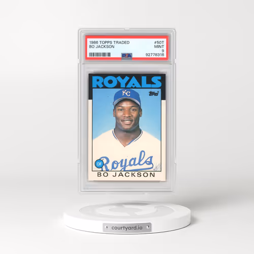1986 Topps Traded #50T Bo Jackson (PSA 9 MINT)
