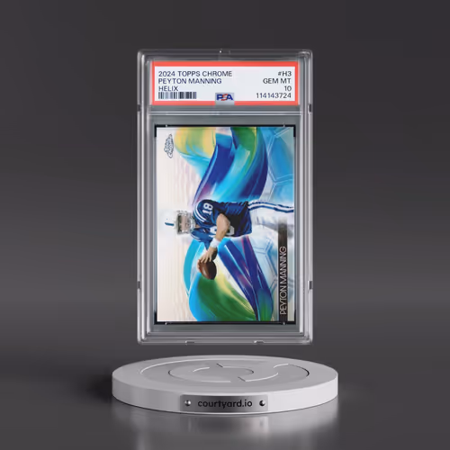 2024 Topps Chrome Helix #H3 Peyton Manning (PSA 10 GEM MINT)