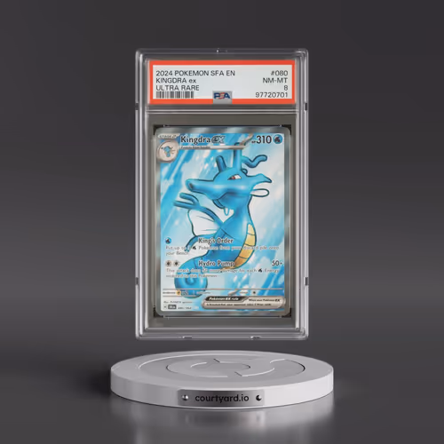 2024 Pokémon Sfa EN-Shrouded Fable #080 Kingdra EX - Holo Ultra Rare (PSA 8 NM-MT)