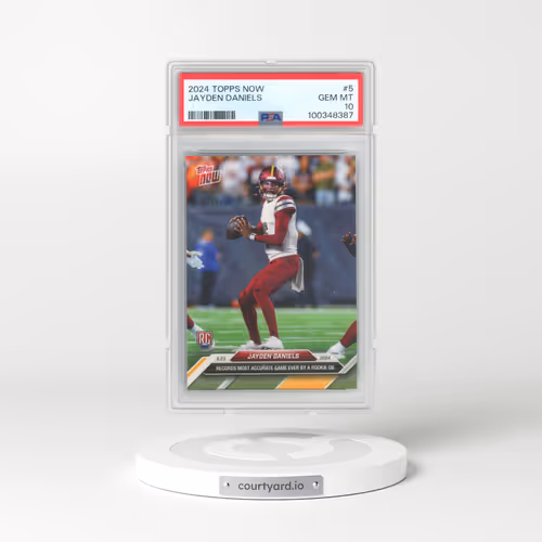 2024 Topps Now #5 Jayden Daniels (PSA 10 GEM MINT)