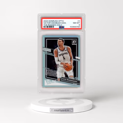 2023 Panini Donruss Optic the Rookies #4 Victor Wembanyama - Holo (PSA 8 NM-MT)