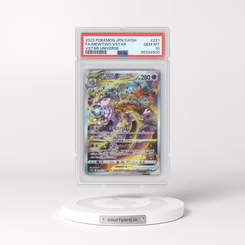 2022 VSTAR Universe #221 Mewtwo VSTAR - Holo Special Art Rare (PSA 10 GEM MINT)