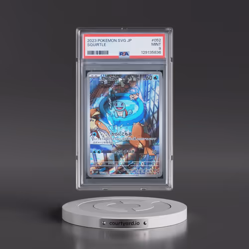 2023 Pokémon Svg-Venusaur & Charizard & Blastoise Special Deck Set EX #052 Squirtle (PSA 9 MINT)
