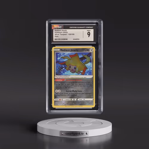 2022 Silver Tempest #120/195 Radiant Jirachi - Holo (CGC 9 MINT)