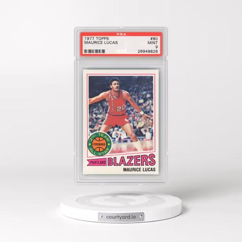 1977 Topps #80 Maurice Lucas (PSA 9 MINT)