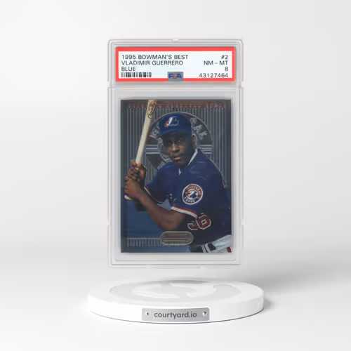 1995 Bowman's Best #2 Vladimir Guerrero - Blue (PSA 8 NM-MT)