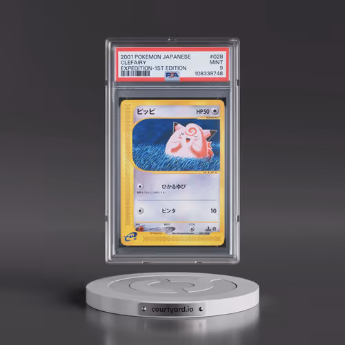 2001 Pokémon Expedition #028 Clefairy - 1st Edition (PSA 9 MINT)
