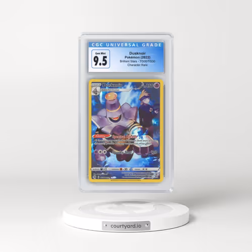 2022 Brilliant Stars #TG06/TG30 Dusknoir - Trainer Gallery Holo (CGC 10 GEM MINT)