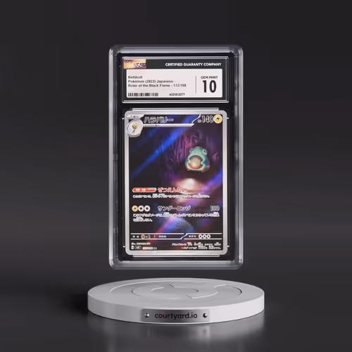 2023 Pokémon SV3-Ruler of the Black Flame #112 Bellibolt - Art Rare (CGC 10 GEM MINT)
