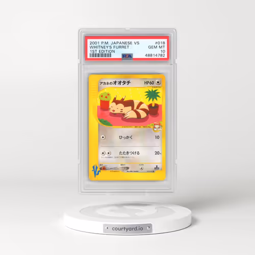 2001 Pokémon VS #018 Whitney's Furret - 1st Edition (PSA 10 GEM MINT)