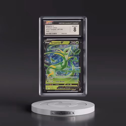 2022 Silver Tempest #007/195 Serperior V - Holo (CGC 8 NM-MT)