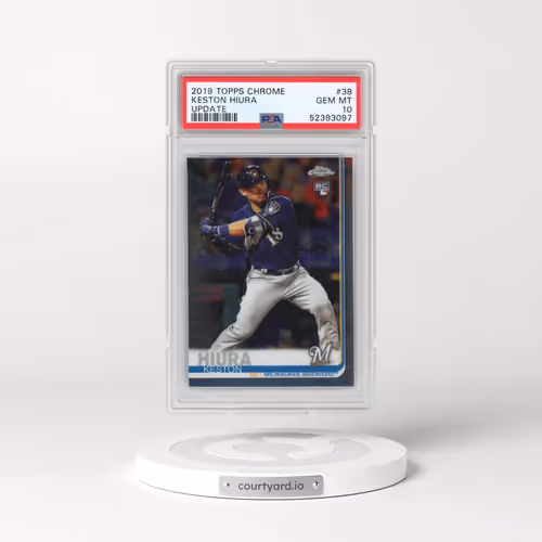 2019 Topps Chrome Update #38 Keston Hiura (PSA 10 GEM MINT)
