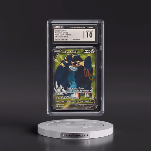 2020 Rebel Clash #187/192 Copperajah V - Holo (CGC 10 GEM MINT)