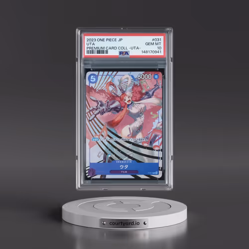 2023 One Piece Japanese Premium Card Collection -Uta #031 Uta (PSA 10 GEM MINT)