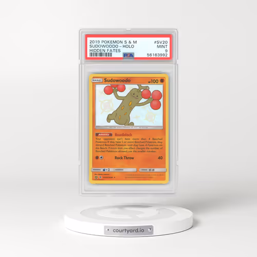2019 Hidden Fates #SV20 Sudowoodo - Holo (PSA 9 MINT)